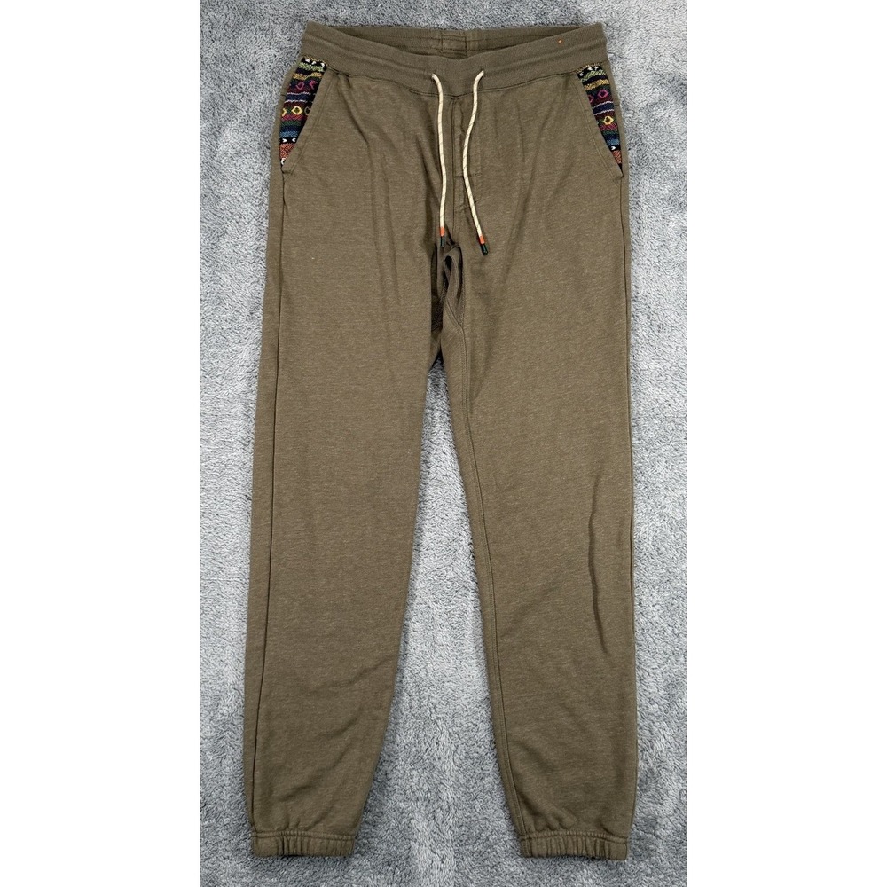 Howler Bros Mellow Mono Sweatpants Mens‎ M 32" Olive Fleece Joggers Pants Casual